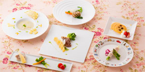 ワンちゃん用のコース料理