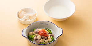 ワンちゃん用のコース料理