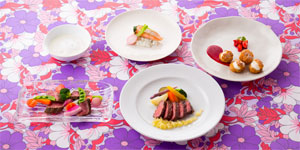 ワンちゃん用のコース料理